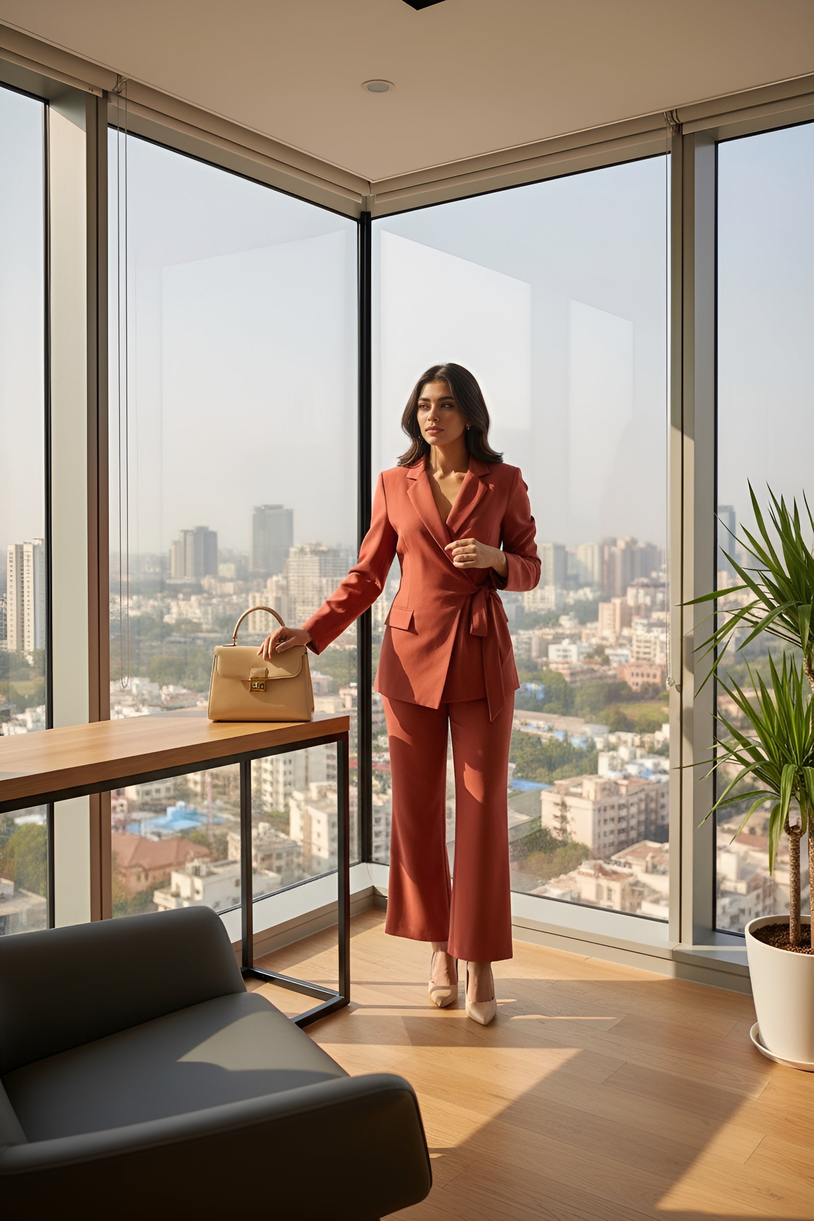 Terra Grace Blazer and Pantsuit Co-ord